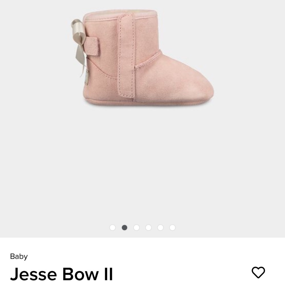 Brand New infant Ugh Jesse II bow size 0/1